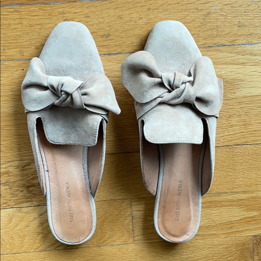 Tan shoes